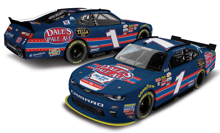 2017 Elliott Sadler #1 Dale's Pale Ale Diecast - Autographed