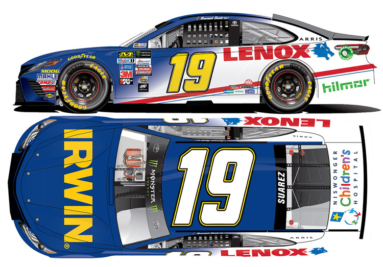2017 Daniel Suarez #19 Irwin Tools Diecast