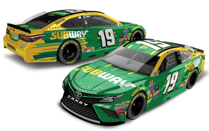 2017 Daniel Suarez #19 Subway 1/64 Diecast