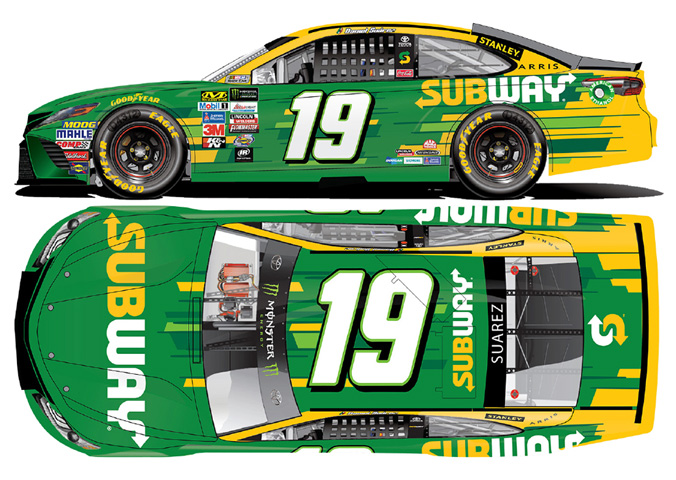2017 Daniel Suarez #19 Subway Diecast