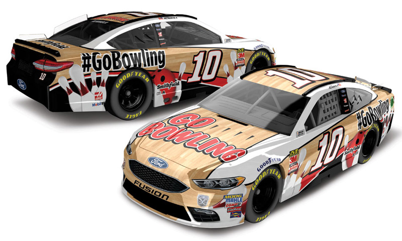 2018 Aric Almirola #10 GoBowling.com 1/64 Diecast