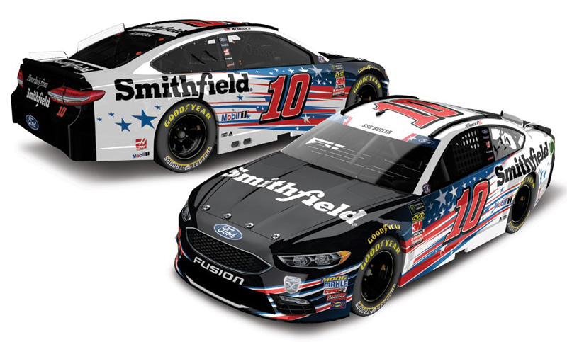2018 Aric Almirola #10 Smithfield Patriotic 1/64 Diecast