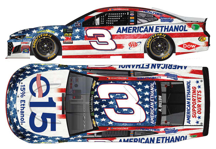 2018 Austin Dillon #3 American Ethanol - NASCAR Salutes 1/64 Diecast