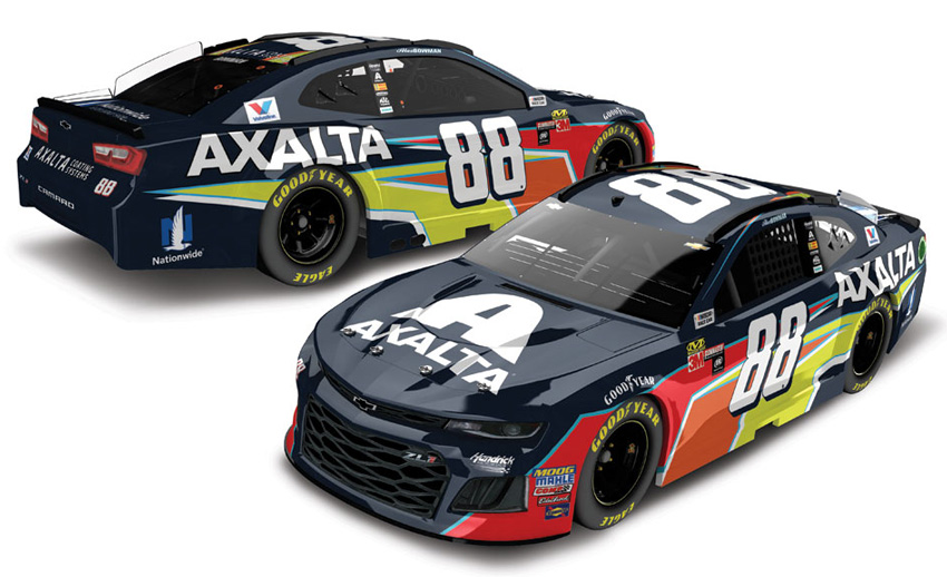 2018 Alex Bowman #88 Axalta Diecast
