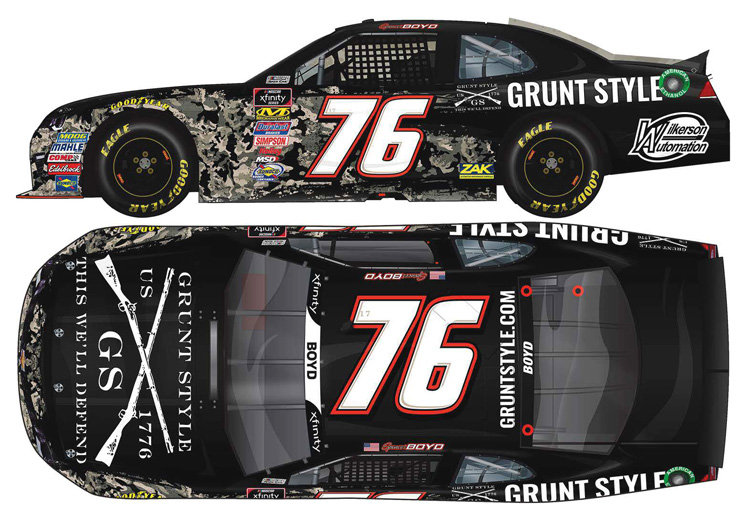 2018 Spencer Boyd #76 Grunt Style 1/64 Diecast