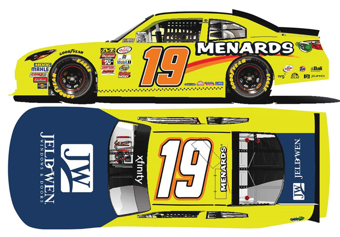 2018 Brandon Jones #19 Menards 1/64 Diecast
