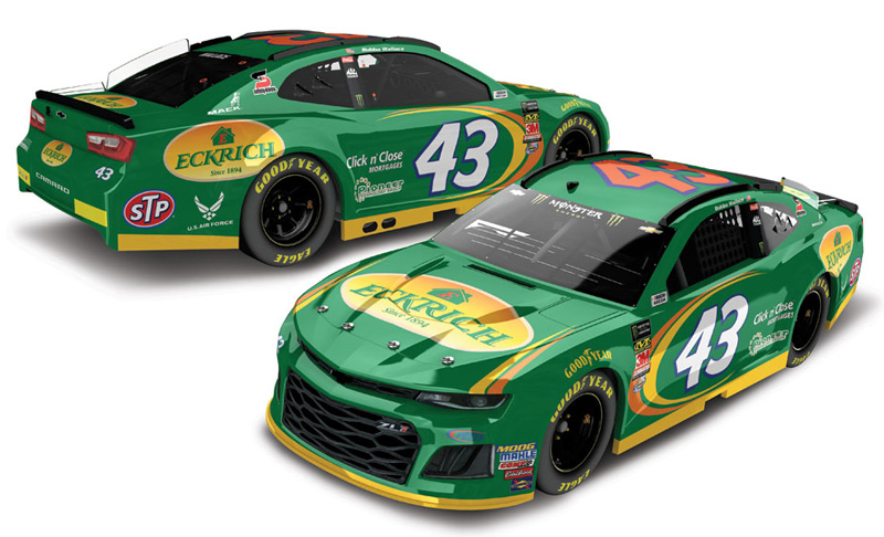 2018 Bubba Wallace #43 Eckrich 1/64 Diecast