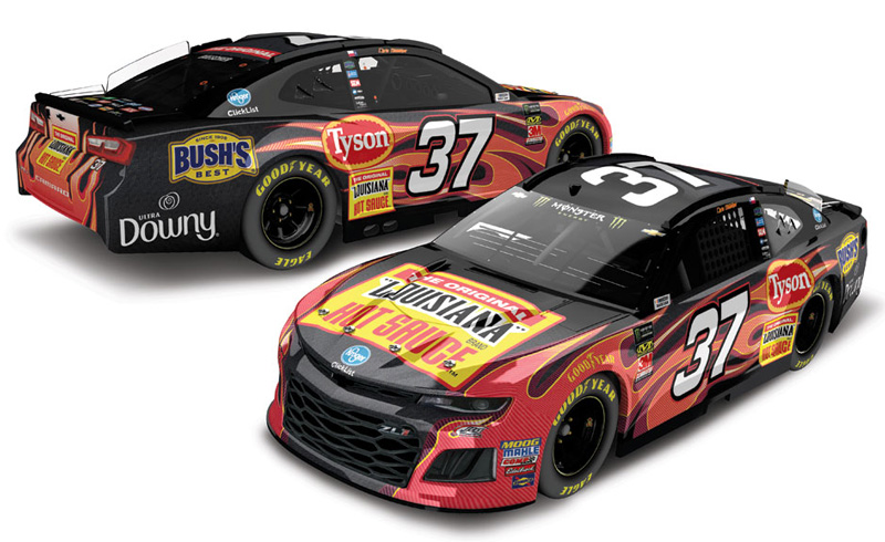 2018 Chris Buescher #37 Louisiana Hot Sauce 1/64 Diecast