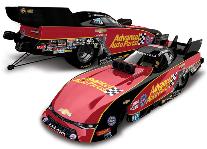 2018 Courtney Force - Advance Auto Parts NHRA Funny Car Diecast