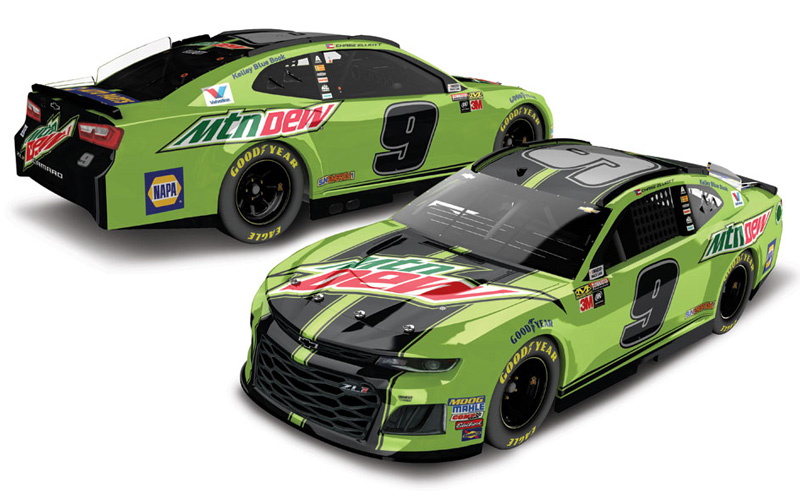 2018 Chase Elliott #9 Mountain Dew 1/64 Diecast