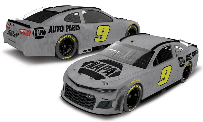 2018 Chase Elliott #9 NAPA Test Car 1/24 Diecast