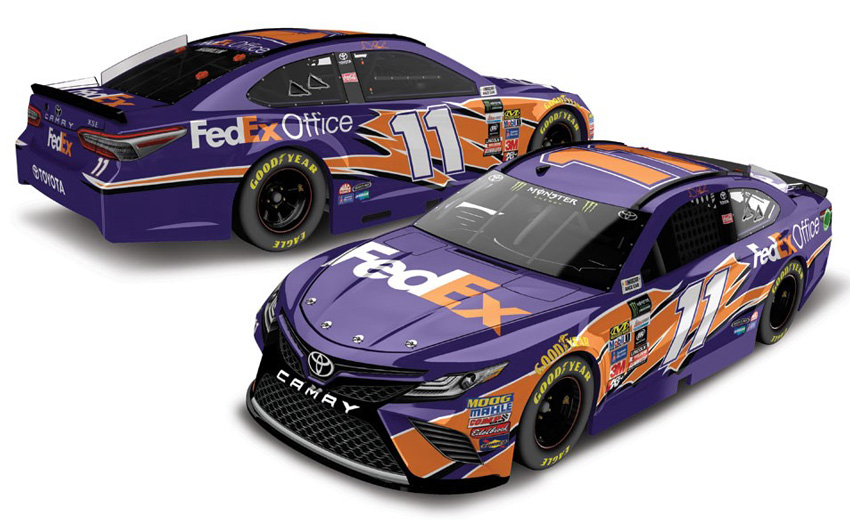 2018 Denny Hamlin #11 FedEx Office 1/64 Diecast