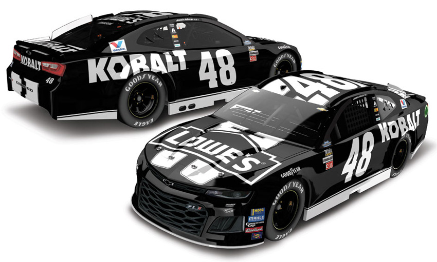 2018 Jimmie Johnson #48 Kobalt - Darlington Throwback 1/64 Diecast