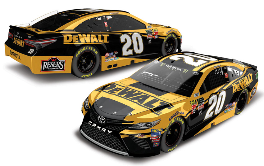 2018 Erik Jones #20 DeWALT 1/64 Diecast