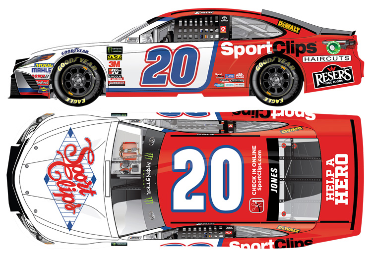 2018 Erik Jones #20 Sport Clips Diecast