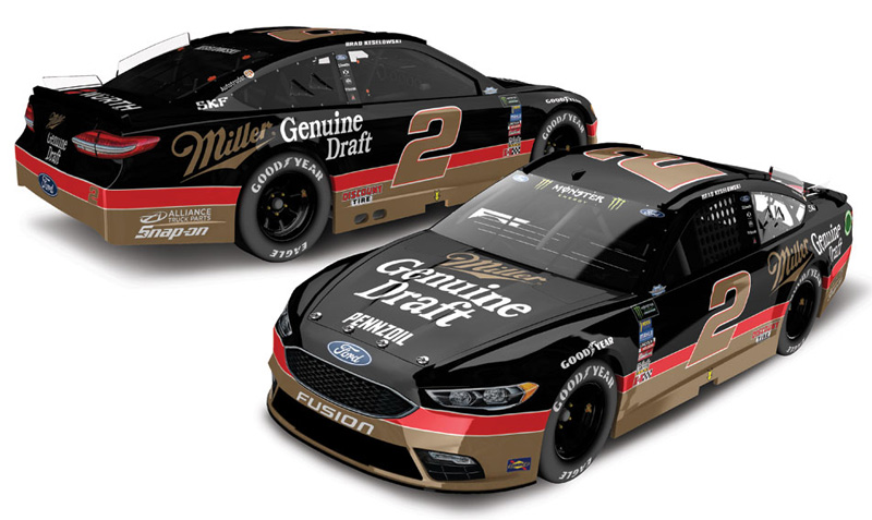 2018 Brad Keselowski #2 Miller Genuine Draft / Darlington 1/64 Diecast