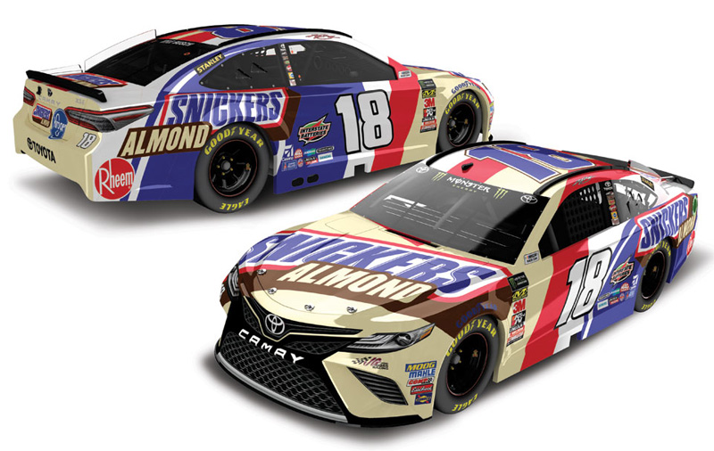 2018 Kyle Busch #18 Snickers Almond 1/64 Diecast