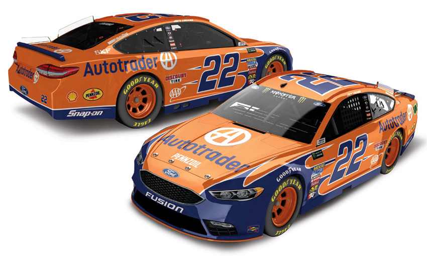 2018 Joey Logano #22 Autotrader ELITE 1/24 Diecast