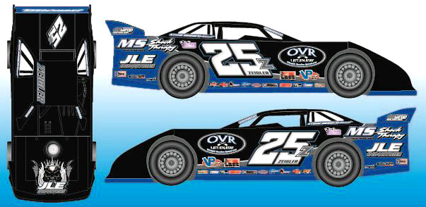 2018 Mason Zeigler #25z JLE Industries - Dirt Late Model Diecast