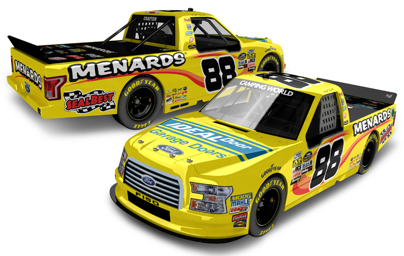 2018 Matt Crafton #88 Menards NASCAR Truck 1/24 Diecast