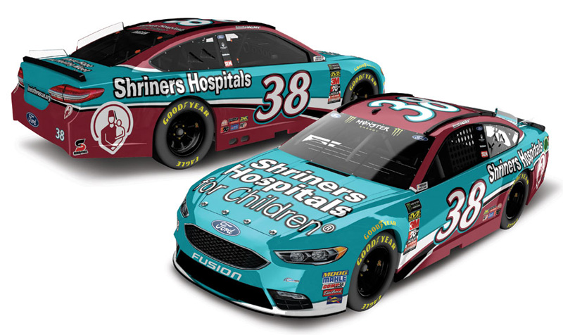 2018 David Ragan #38 Shriners Hospitals for Children Diecast