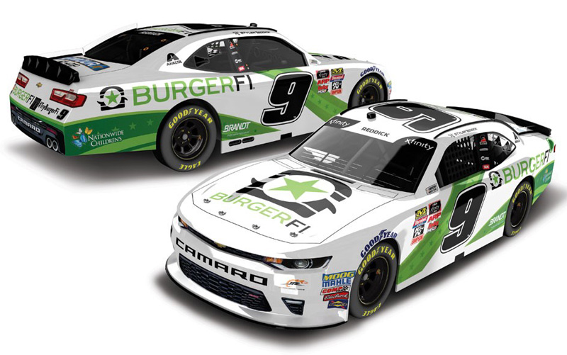 2018 Tyler Reddick #9 BurgerFi 1/64 Diecast