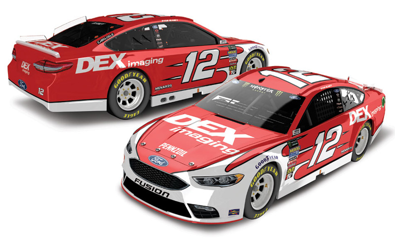 2018 Ryan Blaney #12 DEX Imaging 1/64 Diecast