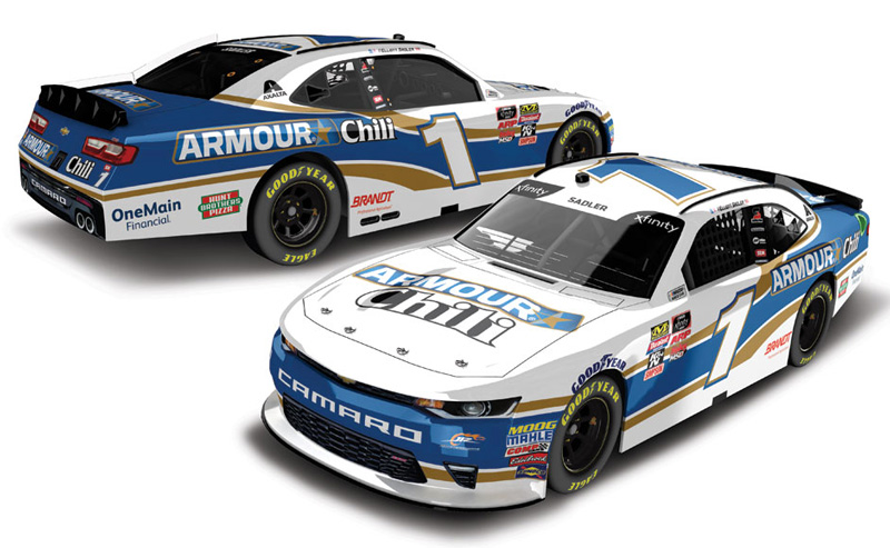 2018 Elliott Sadler #1 Armour Chili Diecast