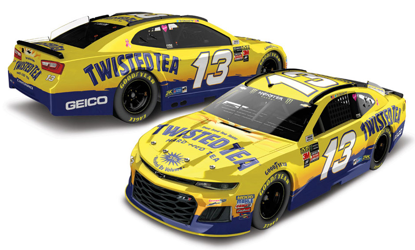 2018 Ty Dillon #13 Twisted Tea 1/64 Diecast