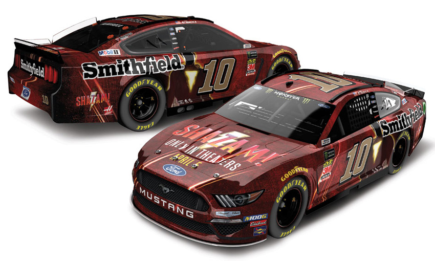 2019 Aric Almirola #10 Shazam! 1/64 Diecast