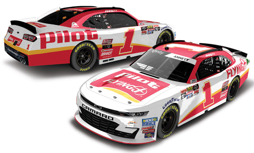 2019 Michael Annett #1 Pilot Flying J 1/24 Diecast