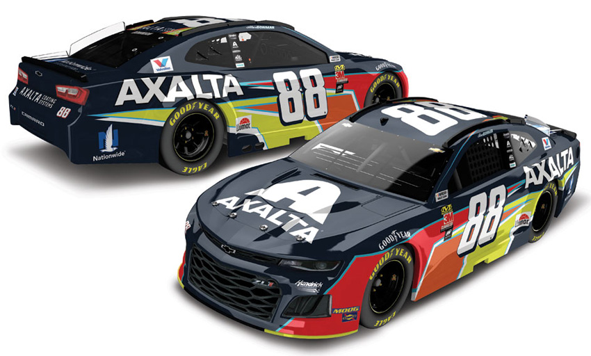 2019 Alex Bowman #88 Axalta 1/64 Diecast
