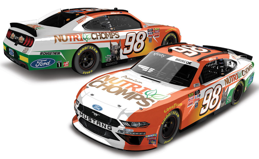 2019 Chase Briscoe #98 Nutri Chomps 1/24 Diecast