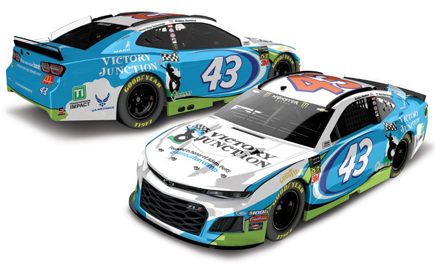 2019 Bubba Wallace #43 Victory Junction 1/64 Diecast
