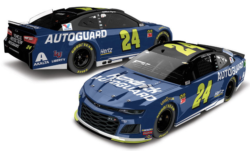 2019 William Byron #24 Hendrick Autoguard 1/64 Diecast