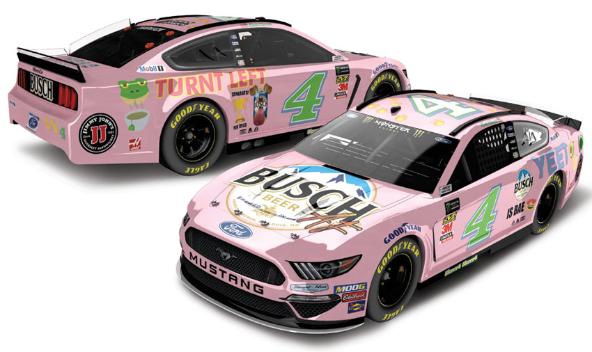 2019 Kevin Harvick #4 Busch Millennial 1/24 Diecast