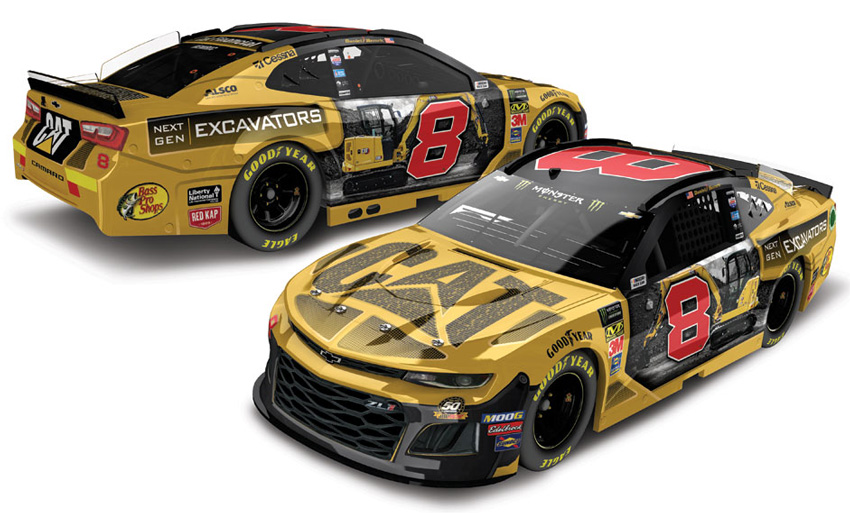 2019 Daniel Hemric #8 Caterpillar 306 Excavator 1/64 Diecast