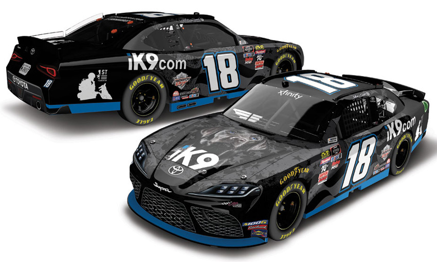 2019 Jeffrey Earnhardt #18 iK9 NASCAR 1/64 Diecast
