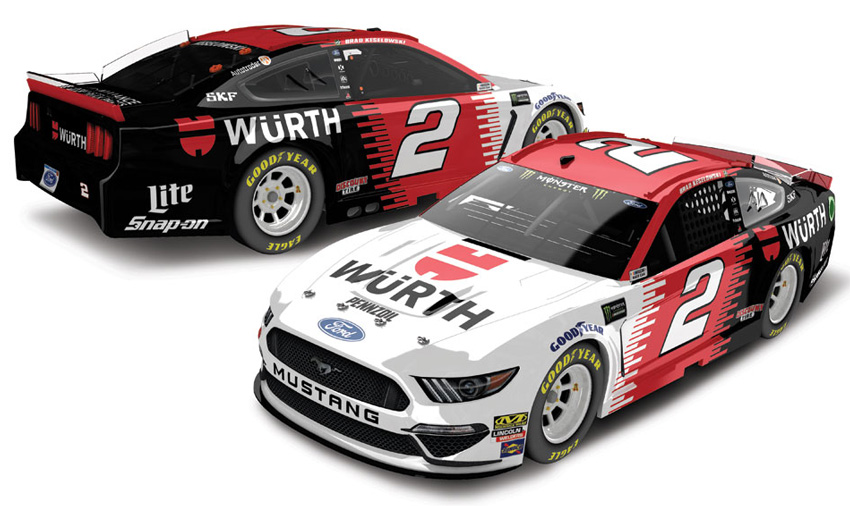 2019 Brad Keselowski #2 Wurth 1/64 Diecast