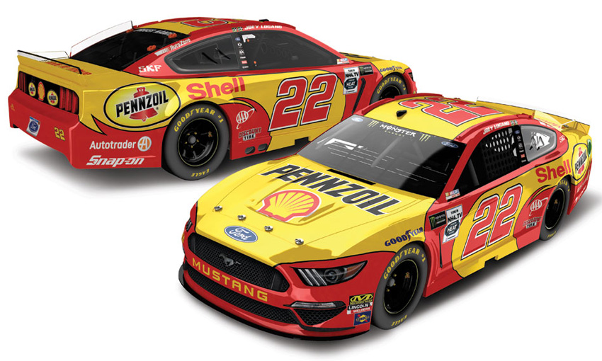 2019 Joey Logano #22 Shell-Pennzoil - Darlington Throwback1/64 Diecast
