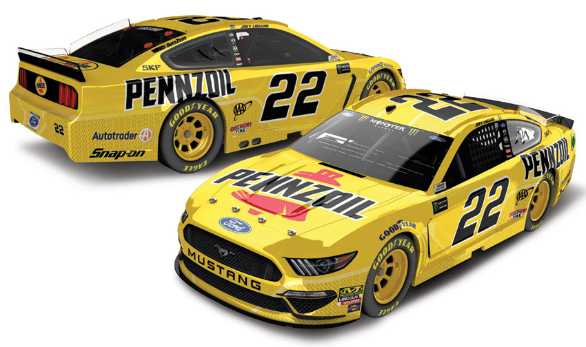 2019 Joey Logano #22 Pennzoil 1/64 Diecast