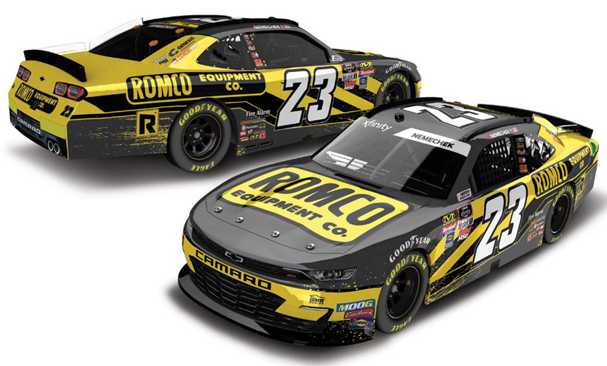 2019 John Hunter Nemechek #23 ROMCO 1/24 Diecast
