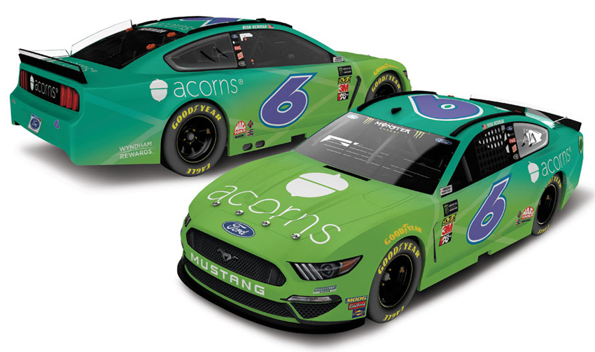 2019 Ryan Newman #6 Acorns 1/64 Diecast