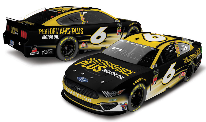 2019 Ryan Newman #6 Performance Plus 1/24 Diecast