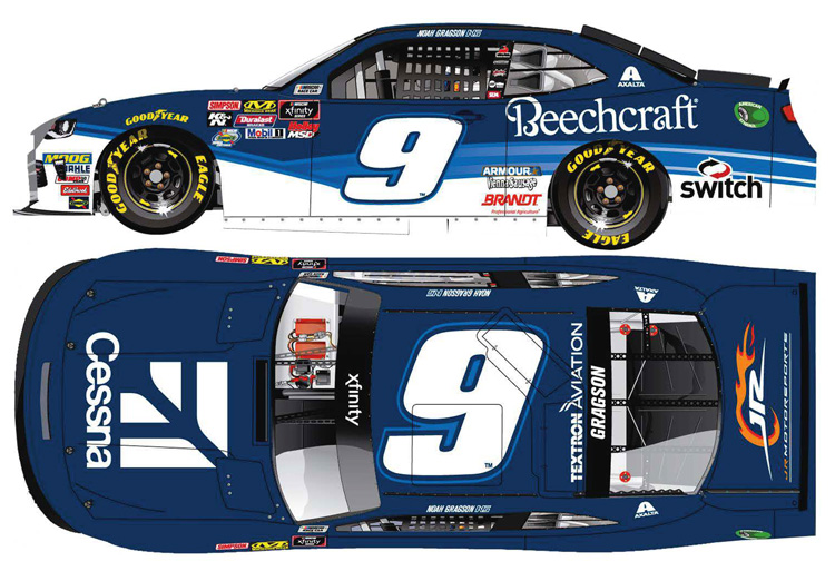 2019 Noah Gragson #9 Cessna 1/64 Diecast