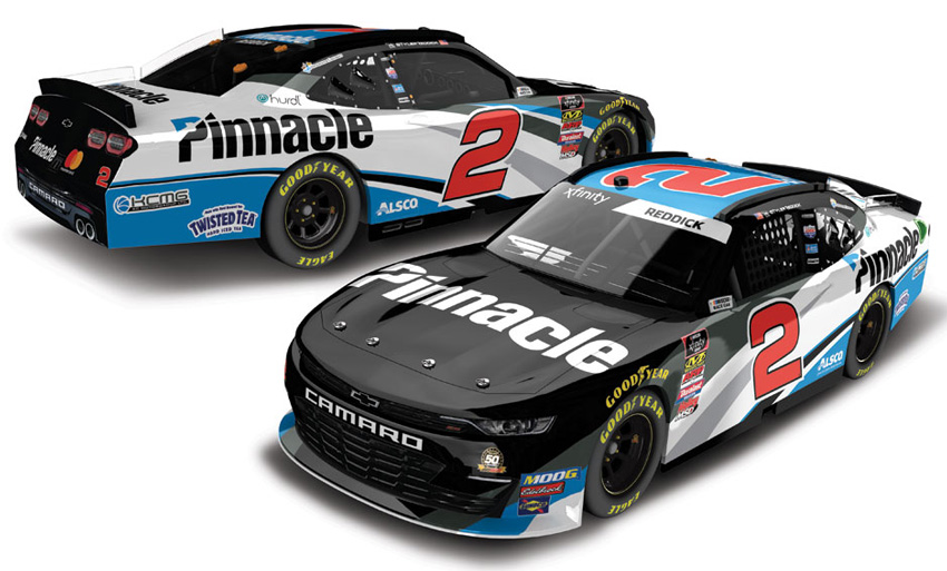 2019 Tyler Reddick #2 Pinnacle 1/64 Diecast