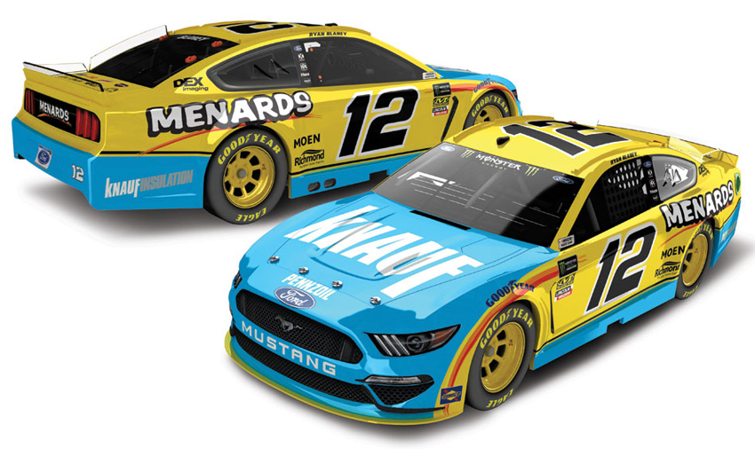 2019 Ryan Blaney #12 Knauf Insulation 1/64 Diecast