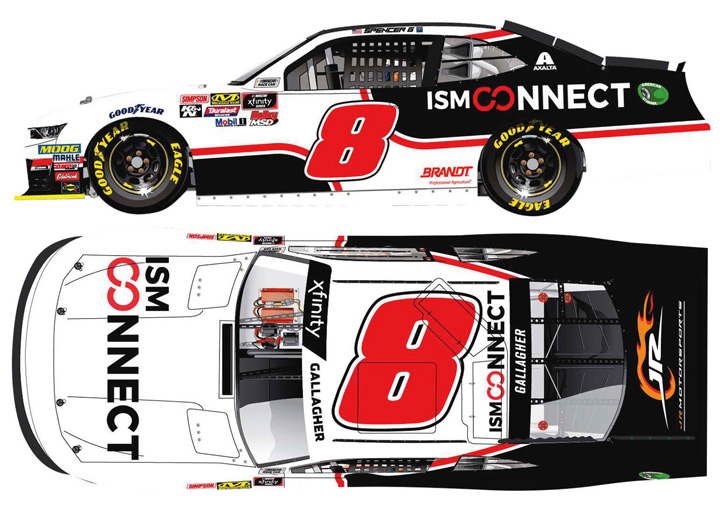 2019 Spencer Gallagher #8 ISM Connect 1/64 Diecast