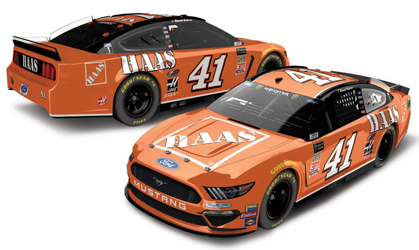 2019 Daniel Suarez #41 HAAS - Darlington Throwback 1/64 Diecast