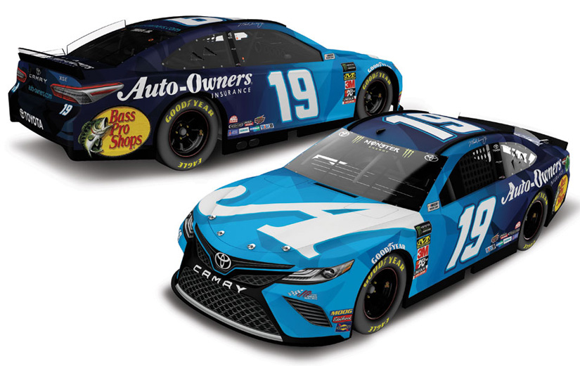 2019 Martin Truex Jr #19 Auto-Owners Insurance 1/64 Diecast